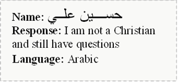Arabic Response